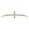 Ekena Millwork Bellingham Smooth Timber Gable Bracket, Douglas Fir, 72"W x 15"H x 3 1/2"D x 3 1/2"F, 5/12 Pitch GBW072X15X0404BEL00SDF - alternate 1
